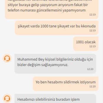 Trendyol Telefon Numarası Değiştirilmeme Saçmalığı