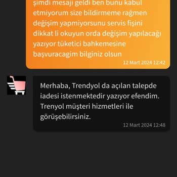 Trendyol Marketplace Ye Yakışmayan Davranış