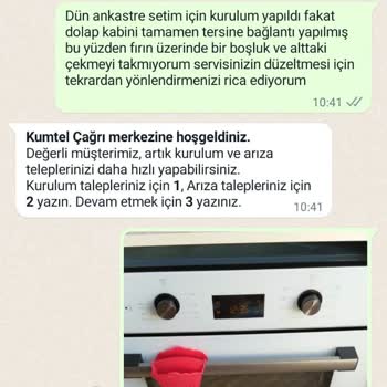 Kumtel Teknik Servis Hüsranı: Ankastre Set Kurulumu