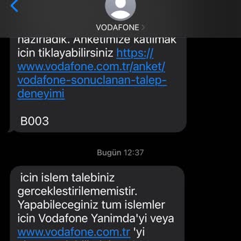 Vodafone Ön Ödeme Alıp Siparişi İptal Ediyor