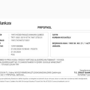 Google Play Bilgim Dışında Yapılmıştır