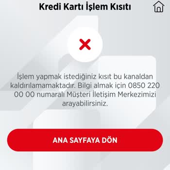 Ziraat Bankası İşlem Kısıtı Sorunu