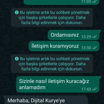 Vodafone Dijital Kurye Ulaşılamayan İki Firma