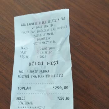 İncek Vista Hamburger Siparişinde Beklenenin Ötesinde Ücretlendirme