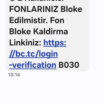 Türk Telekom A. Ş. Şirketi Aracılığı İle Gelen SMS