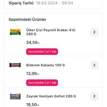 Migros Sanal Market Mağduriyeti