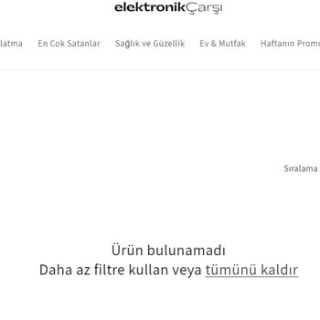 Elektronik Çarşı (magazaelektronikcarsi.com) Teslim Edilmeyen Sipariş