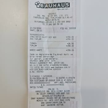 Antalya Bauhaus Mağazasına Yakışmıyor