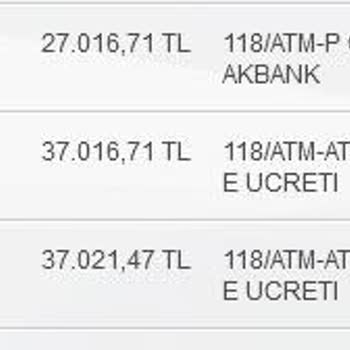 Akbank Hesaptan Çekilen Paradan Kesilen Ya Da Çalınan Param