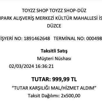 Toyzz Shop Ayıplı Ürün Satıyor