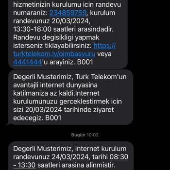 Türk Telekom İnternet Bağlantısı İçin 10 Gün Oldu Hala Bekliyorum