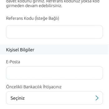 Yapı Kredi Müşteri Olamama Sorunu