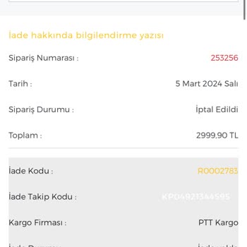 Loft Para İadem Yapılmadı