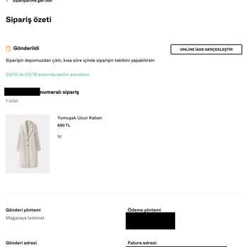 Bershka Teslimat Gecikmesi Ve Müşteri Hizmetleri Sorunu!