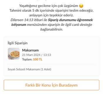 Trendyol Yemek Müşteri Memnuniyetini Ve Mağduriyetini Hiçe Sayıyor