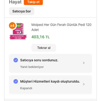 Hepsiburada İade Surecinin Güncellenmemesi