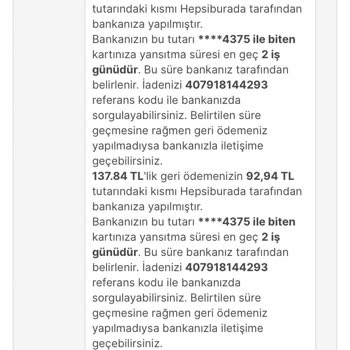 Hepsiburada Siparişimi İptal Etti.