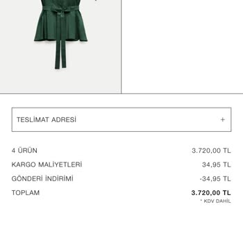 Zara Paramı Geri Vermiyor