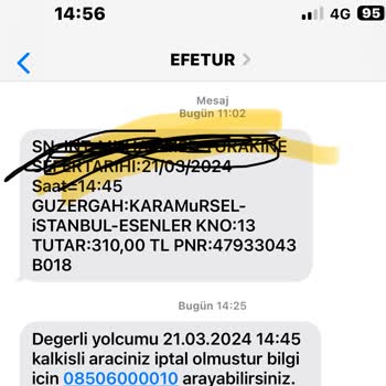 Efe Tur Sorumsuzluk, Sefer İptali