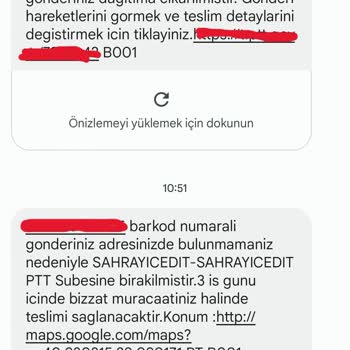PTT Kargo Sahrayıcedit Şubesi Kargo Teslim Etmeme Sorunu