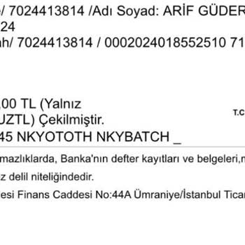 Ziraat Bankası İnternet Şubesi Kafasına Göre Kesinti