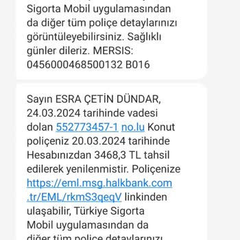 Halkbank Halk Banka İzinsiz Onaysız Konut Sigortası