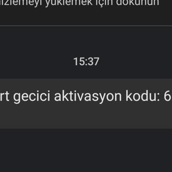 Gratis Kart Geçici Aktivasyonu