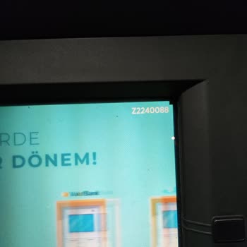 Akbank Kartımla Ziraat ATM'de İşlem Yaparken Para Yutması