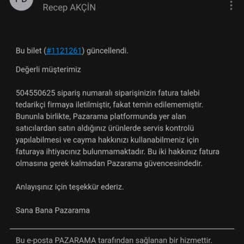 Pazarama (Atılım Teknoloji) Şarj Cihazı Garantisi