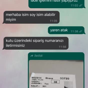 Ayakkabı Prensi Firması İade Yapmıyor