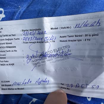 Mutlu Akü Garantili Ürünü Değiştirmiyor