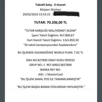 Gezinomi 70.206,00 - Tl İademiz Yapılmıyor