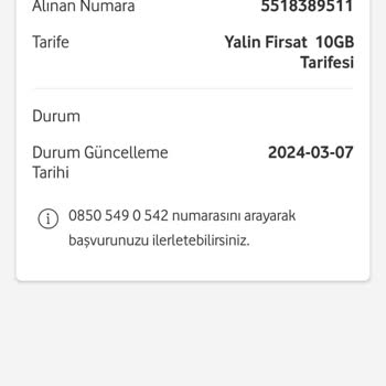 Vodafone Hat Taşıma Sorunu