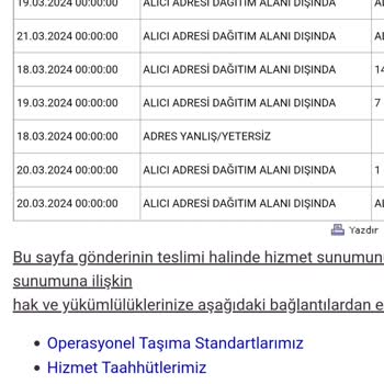 Aras Kargo Kargom Elime Ulaşmadı.