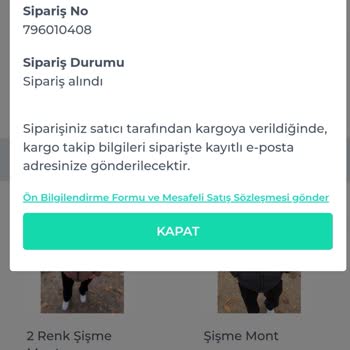 Shopier Siparişimi İptal Etmek İstiyorum
