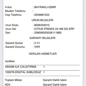 ECA Servis Sorunu Ve Ürün Satıcısı Eksik Malzeme Verme