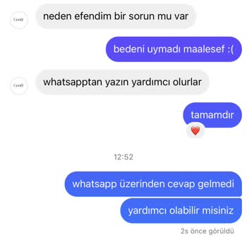 Gentilbutik Ürün Değişimi Sorunu Ve İletişim Engeli