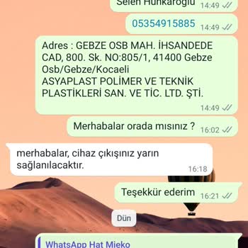 MIEKO Xiaomi Mieko Servis Ve Müşteri Hizmetleri Sorunu