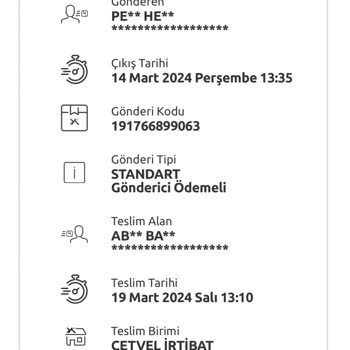 Yurtiçi Kargo Ürün Teslim Etme Problemi