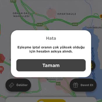Martı Tag Sürücü Uygulaması Kısıtlama