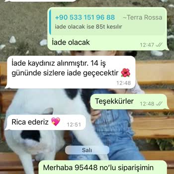 Terra Rossa Butik Ücret İademi Yapmıyor