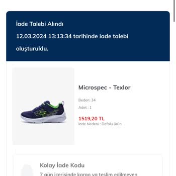 Skechers 15 Günlük Ayakkabı Şikayet