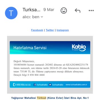 TÜRKSAT Kablo Net Taahhüt Sonu Ücret Aşımı