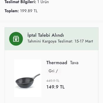 Boyner Ürün Talep Şikayeti