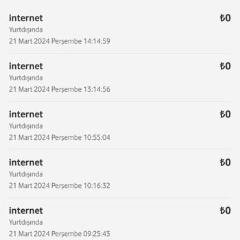 Vodafone Yurt Dışı Sözde Kullanım Problemi
