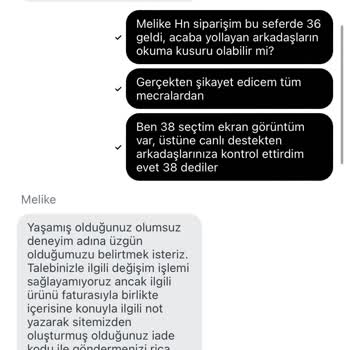 Occasion Sürekli Yanlış Numara Yolluyor