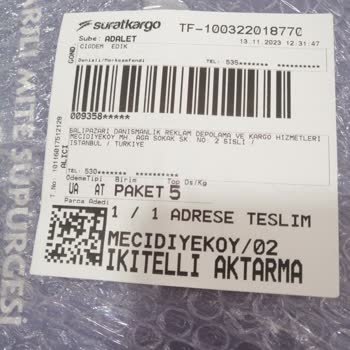 Salıpazarı Danışmanlık Reklam Depolama Ve Kargo Hizmetleri Şirketinden