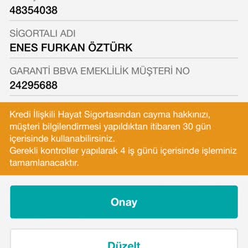 Garanti BBVA Kredi İlişkili Hayat Sigortası