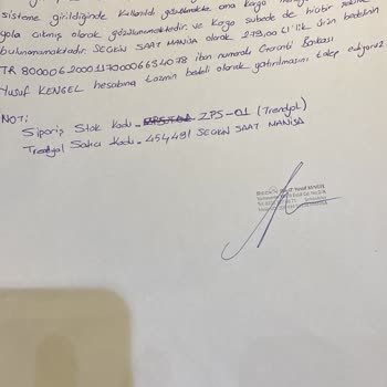 MNG Kargo Mesir Şubede Kaybolan Kargo