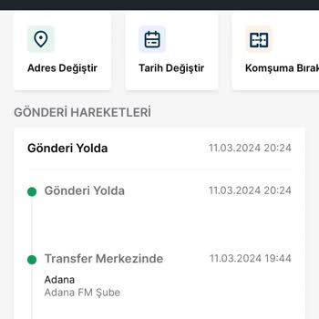 Trendyol Express Kargom Günlerdir Transfer Sürecinde Gözüküyor